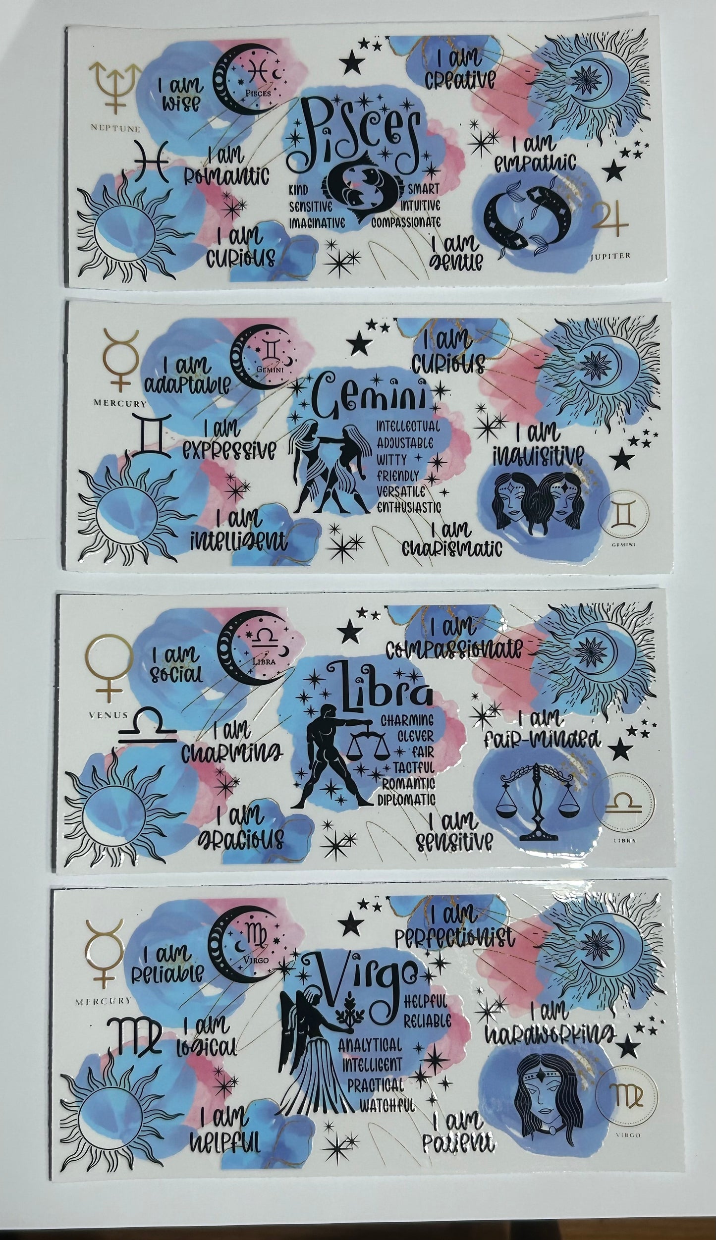 Zodiac Sign Tumbler Wrap ( Build Your Own Tumbler