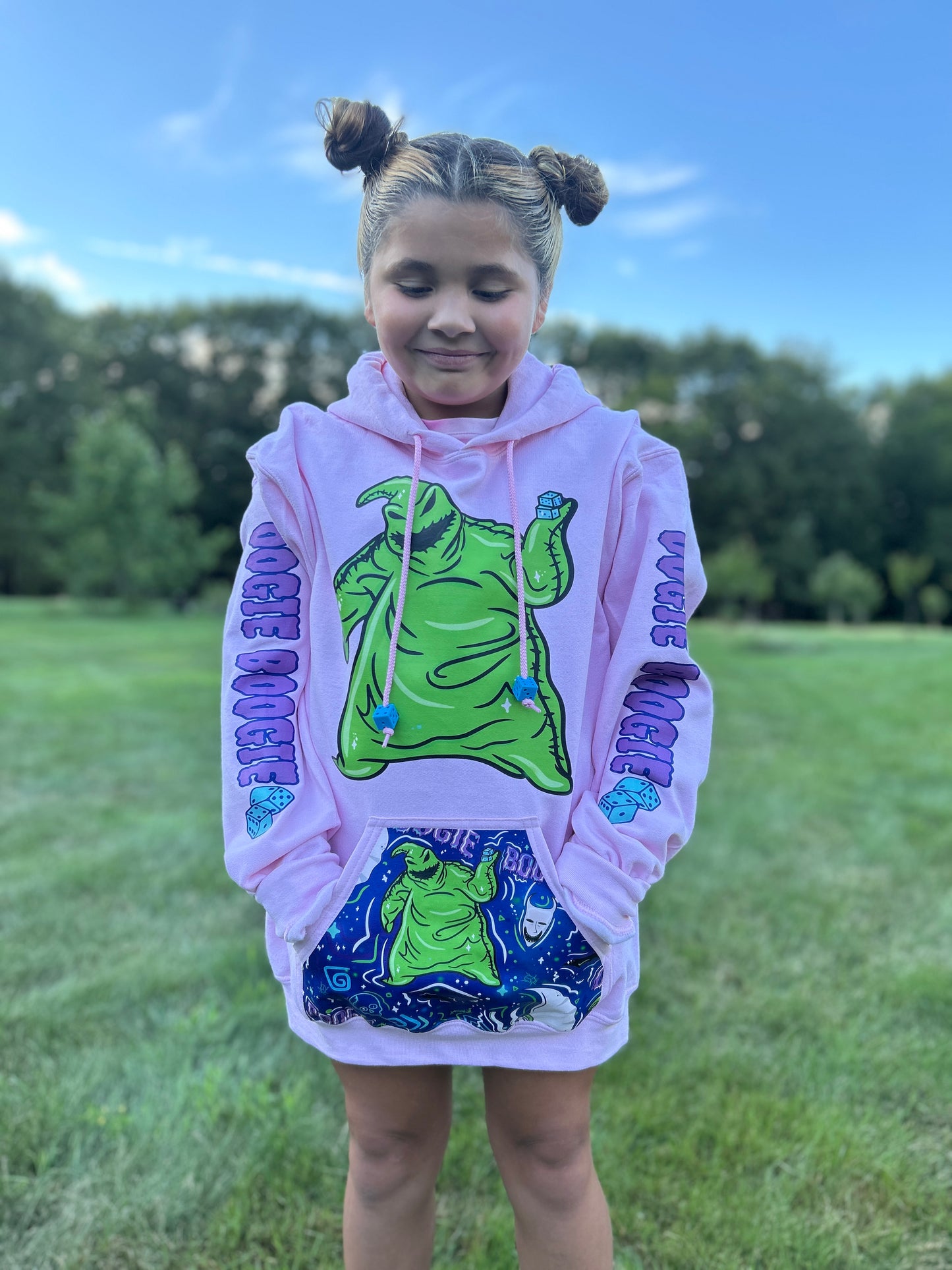 The Boogie Bash Light Pink Hoodie