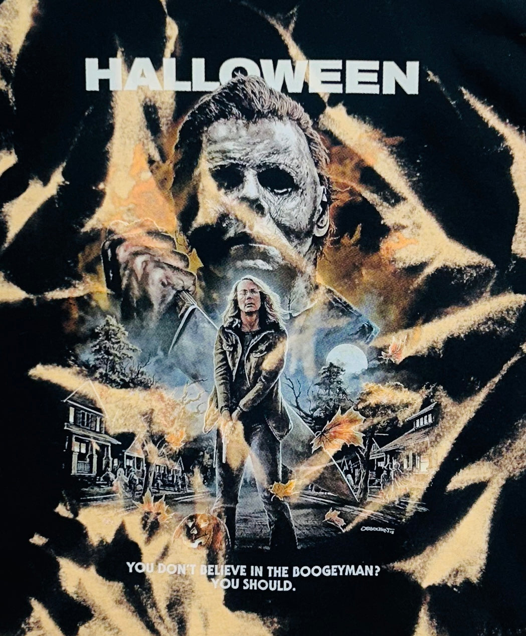 Michael Myers Two Tone T-Shirt Or Crewneck Sweater