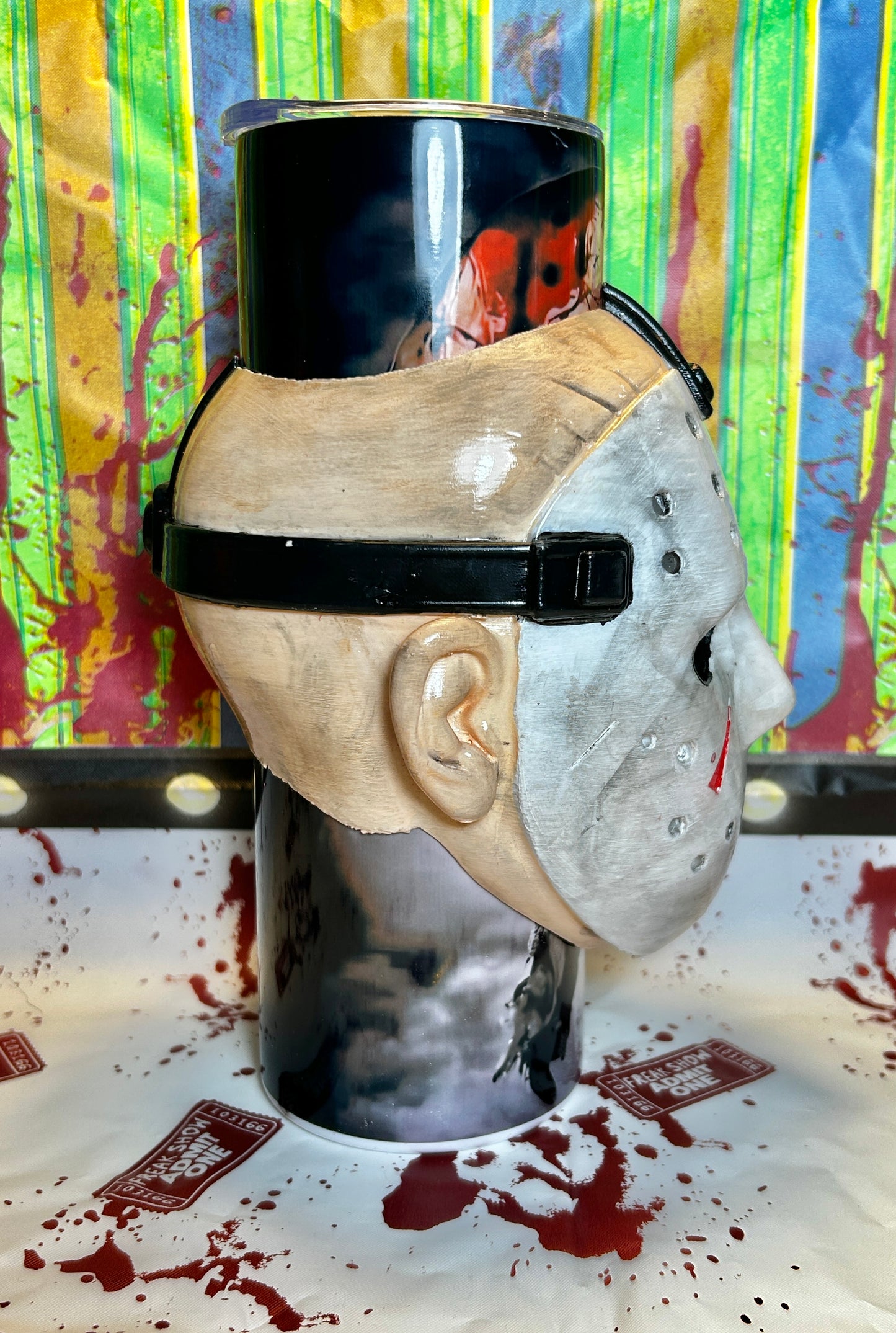 Jason Tumbler With REMOVABLE 3D Head Tumbler Sleeve