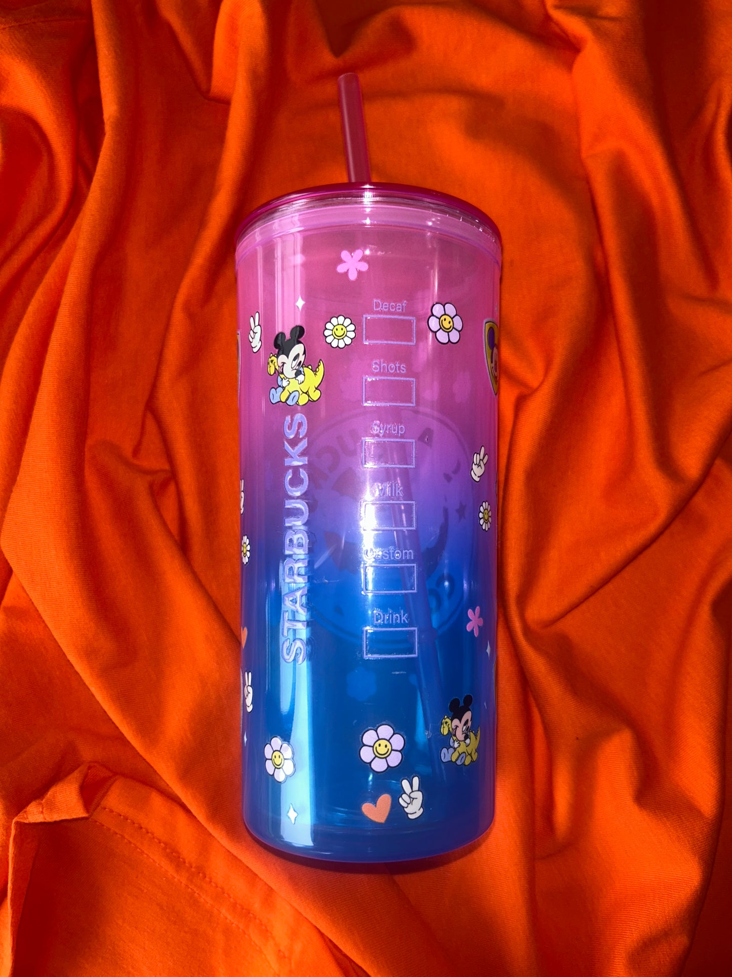 Mouse Man Pink & Blue 21oz Tumbler