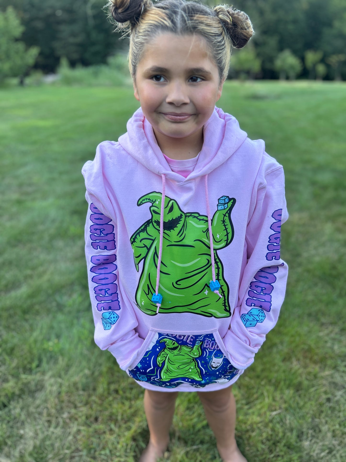 The Boogie Bash Light Pink Hoodie