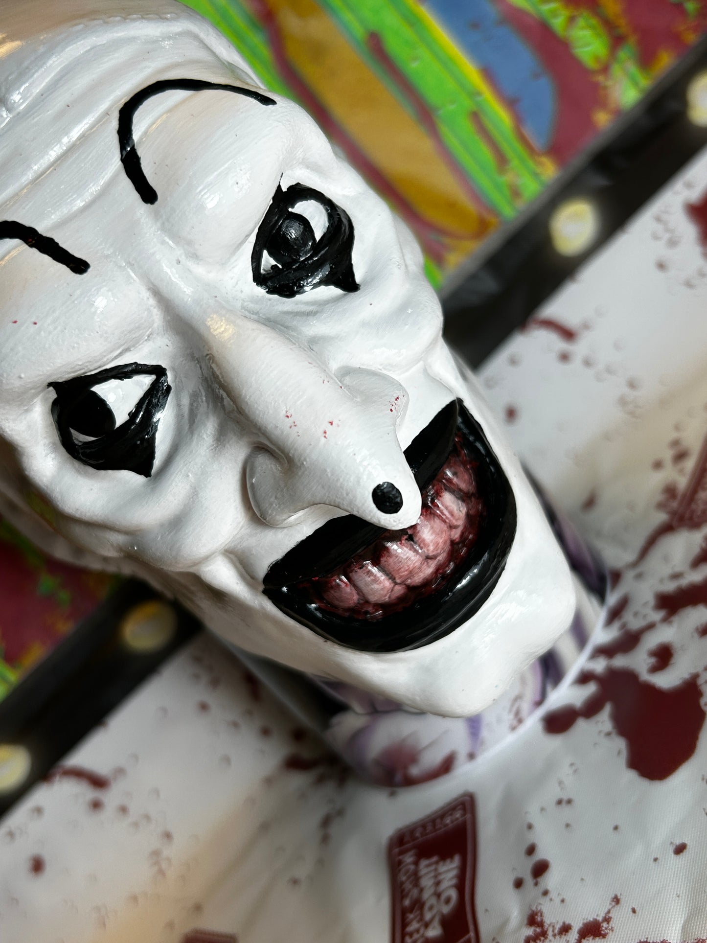 Art The Clown Tumbler With REMOVABLE 3D Head Tumbler Sleeve
