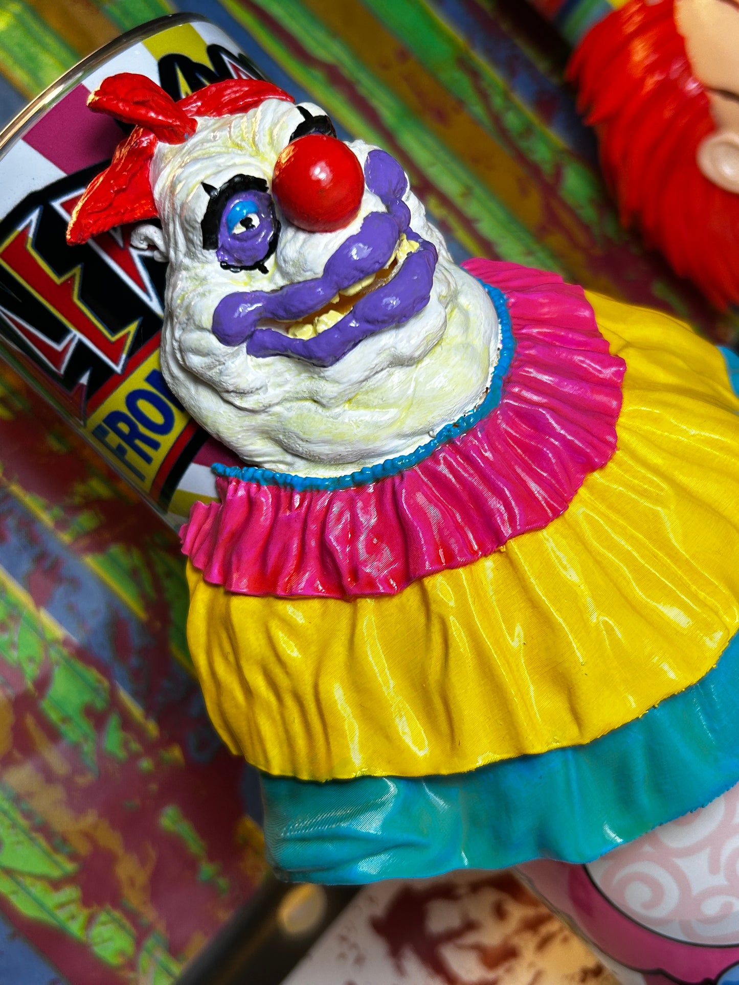 Killer Clowns Tumbler With REMOVABLE 3D Tumbler Sleeve Head