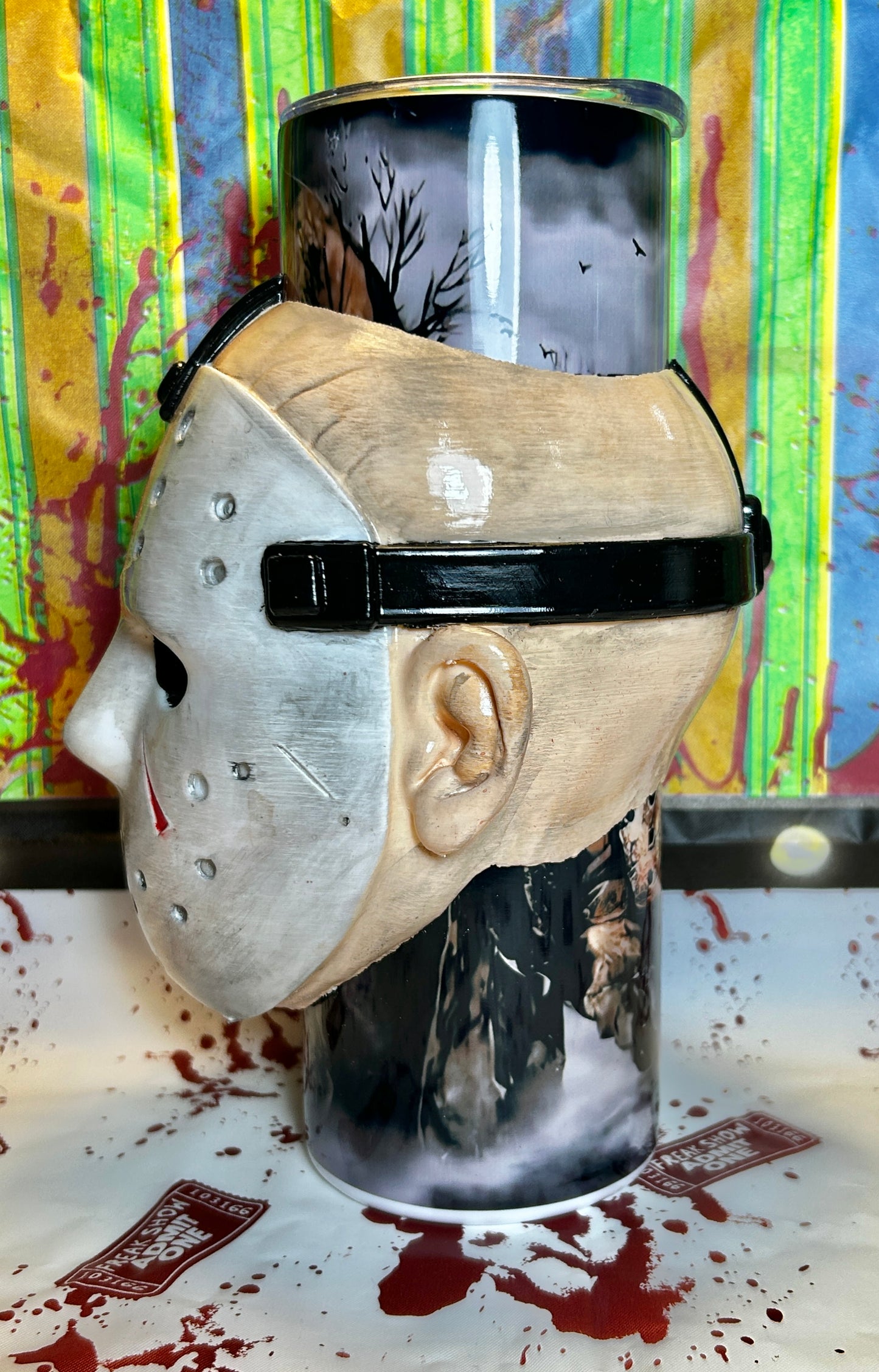 Jason Tumbler With REMOVABLE 3D Head Tumbler Sleeve