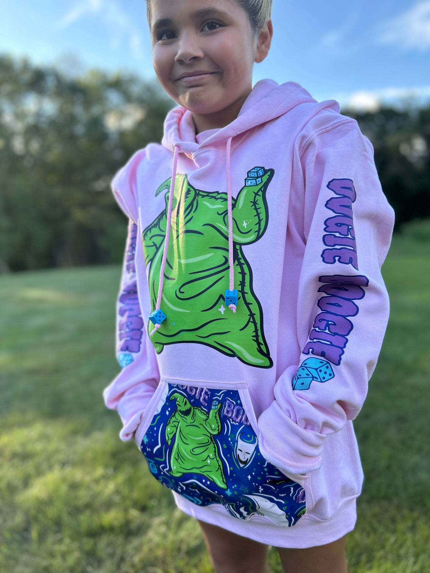 The Boogie Bash Light Pink Hoodie