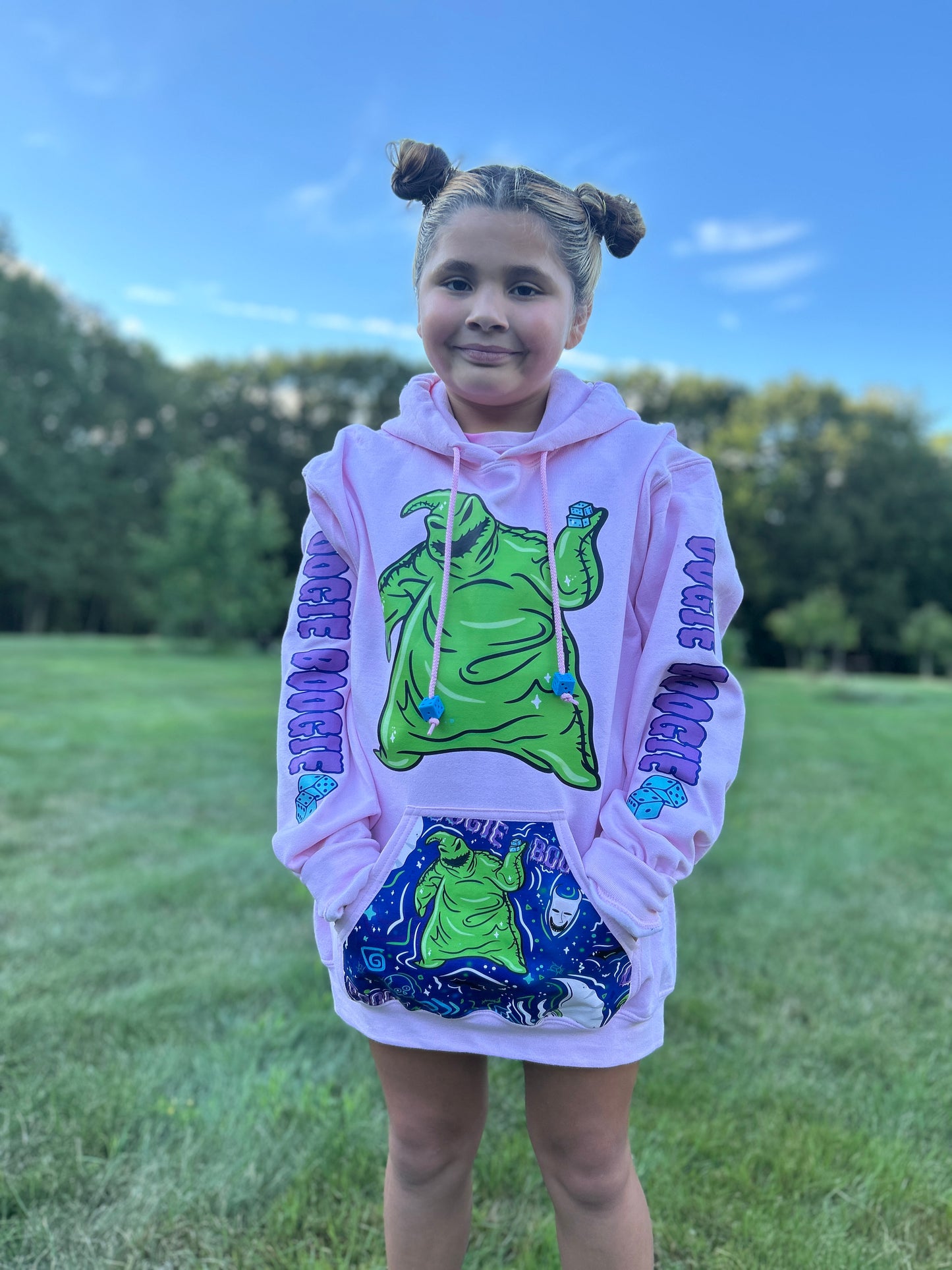 The Boogie Bash Light Pink Hoodie