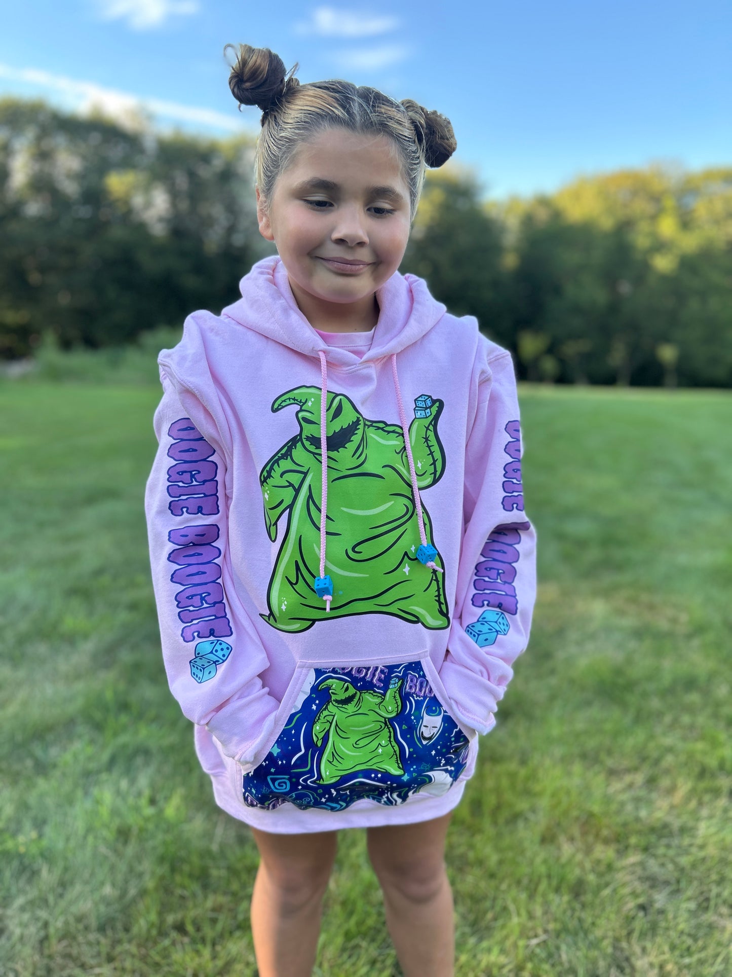 The Boogie Bash Light Pink Hoodie