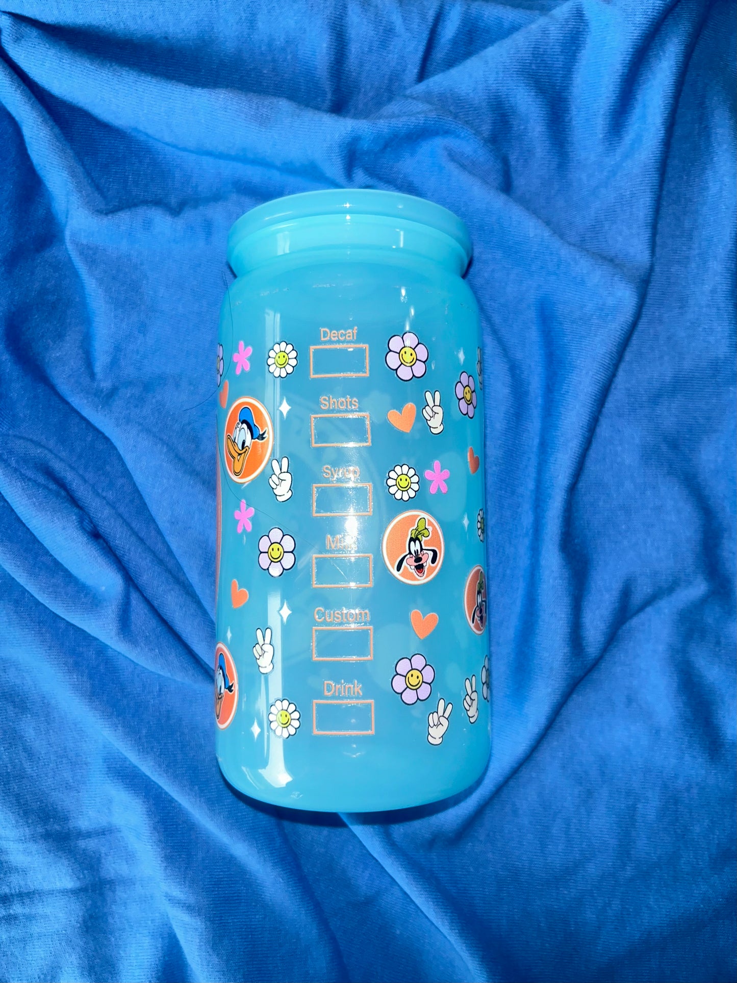Mouse Boy Teal 16oz Acrylic Tumbler