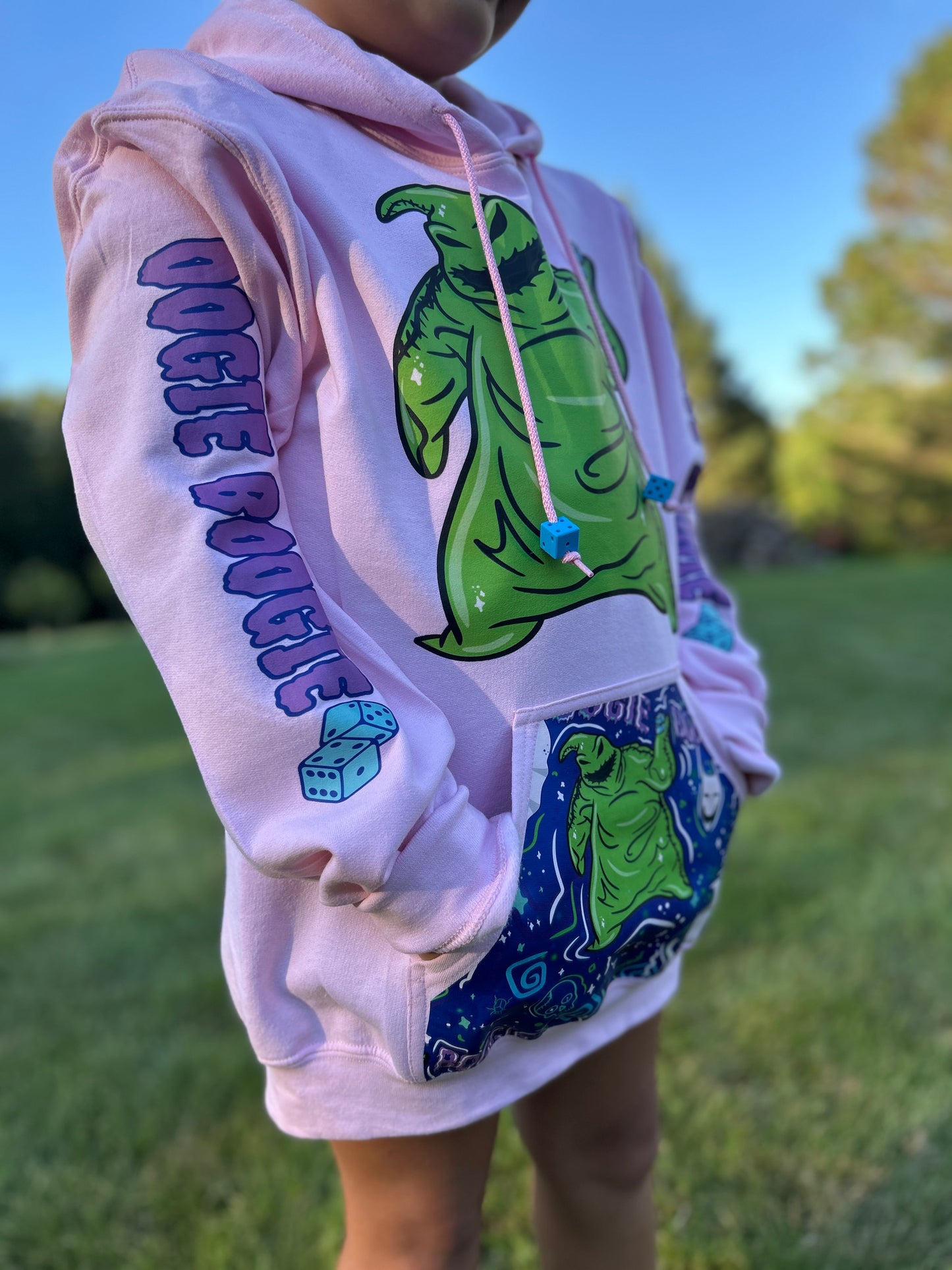 The Boogie Bash Light Pink Hoodie