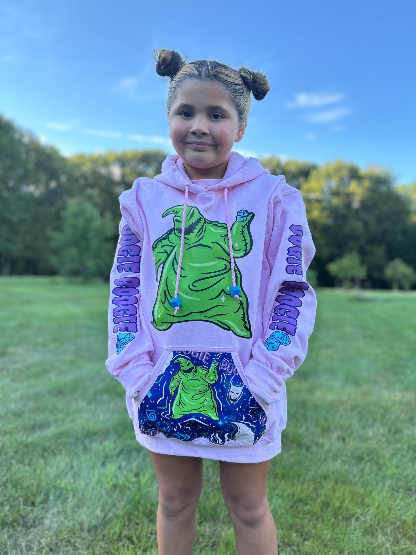 The Boogie Bash Light Pink Hoodie