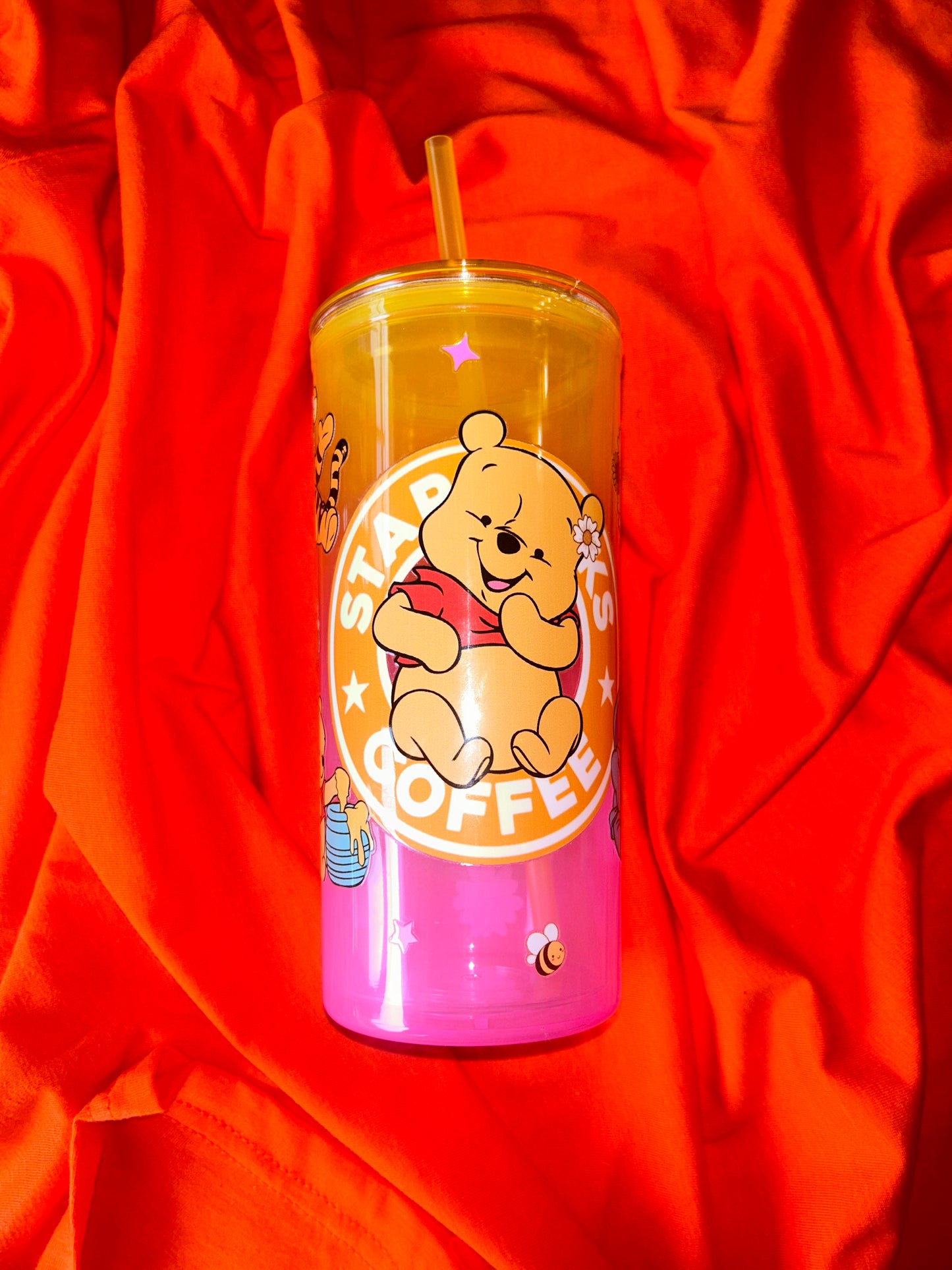 Pooh Pink & Yellow 21oz Tumbler