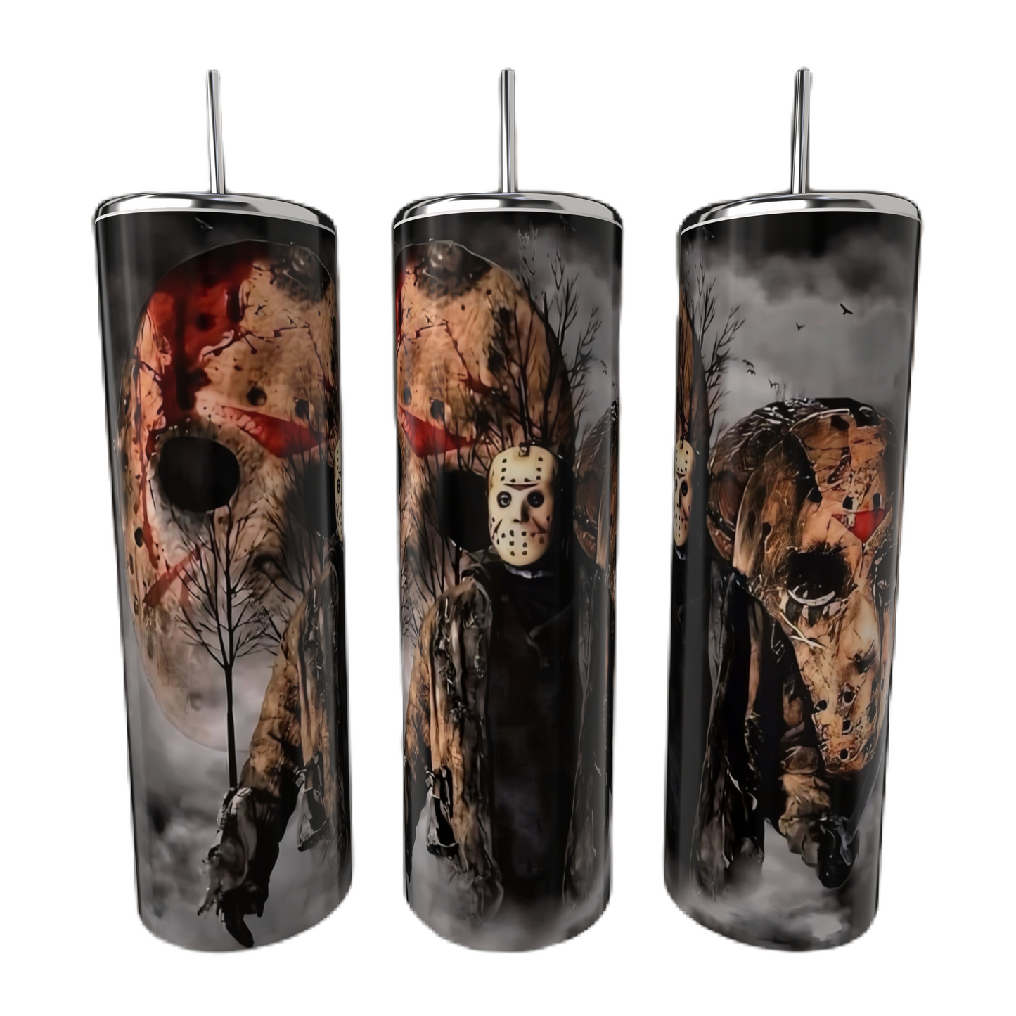 Jason Tumbler With REMOVABLE 3D Head Tumbler Sleeve