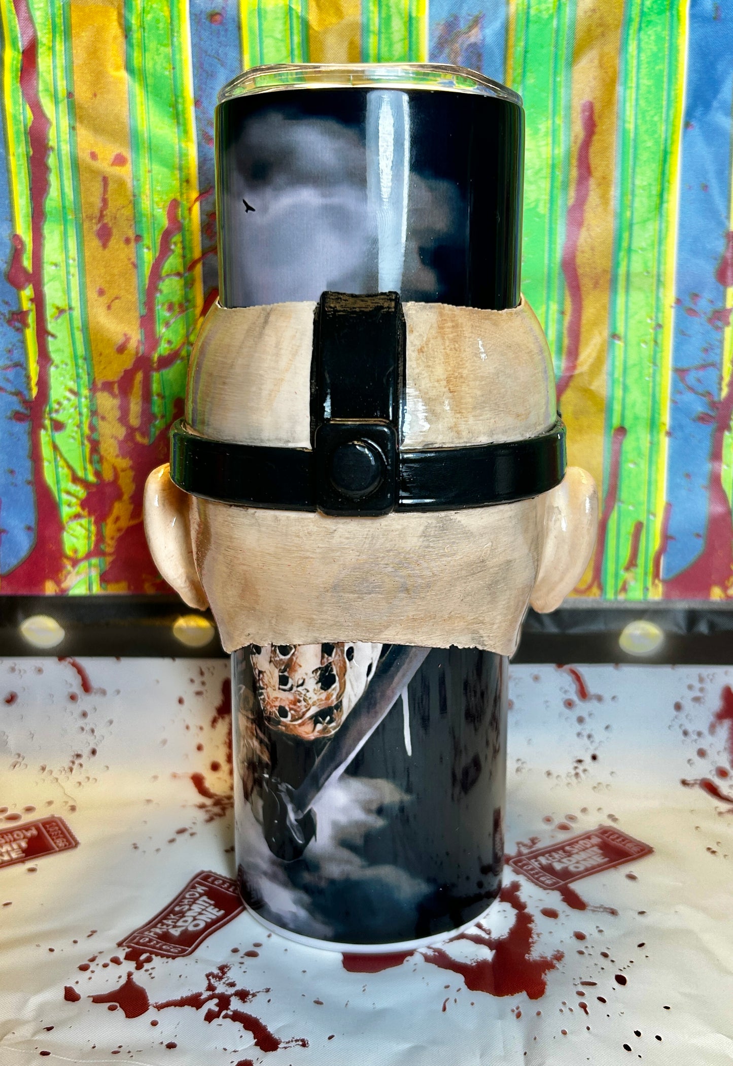 Jason Tumbler With REMOVABLE 3D Head Tumbler Sleeve