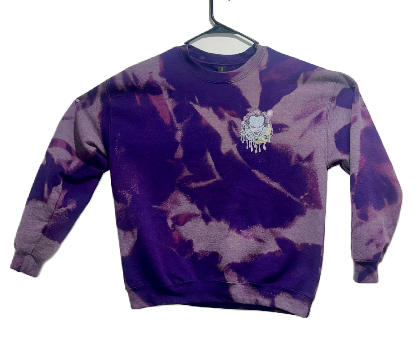 Time To Float 2 Tone Purple T-Shirt Or Crewneck Sweater Optional Glittered Design