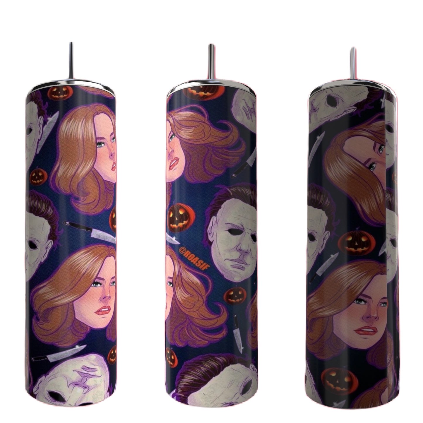 Michael Myers / Jamie Lee Curtis 20oz Tumbler