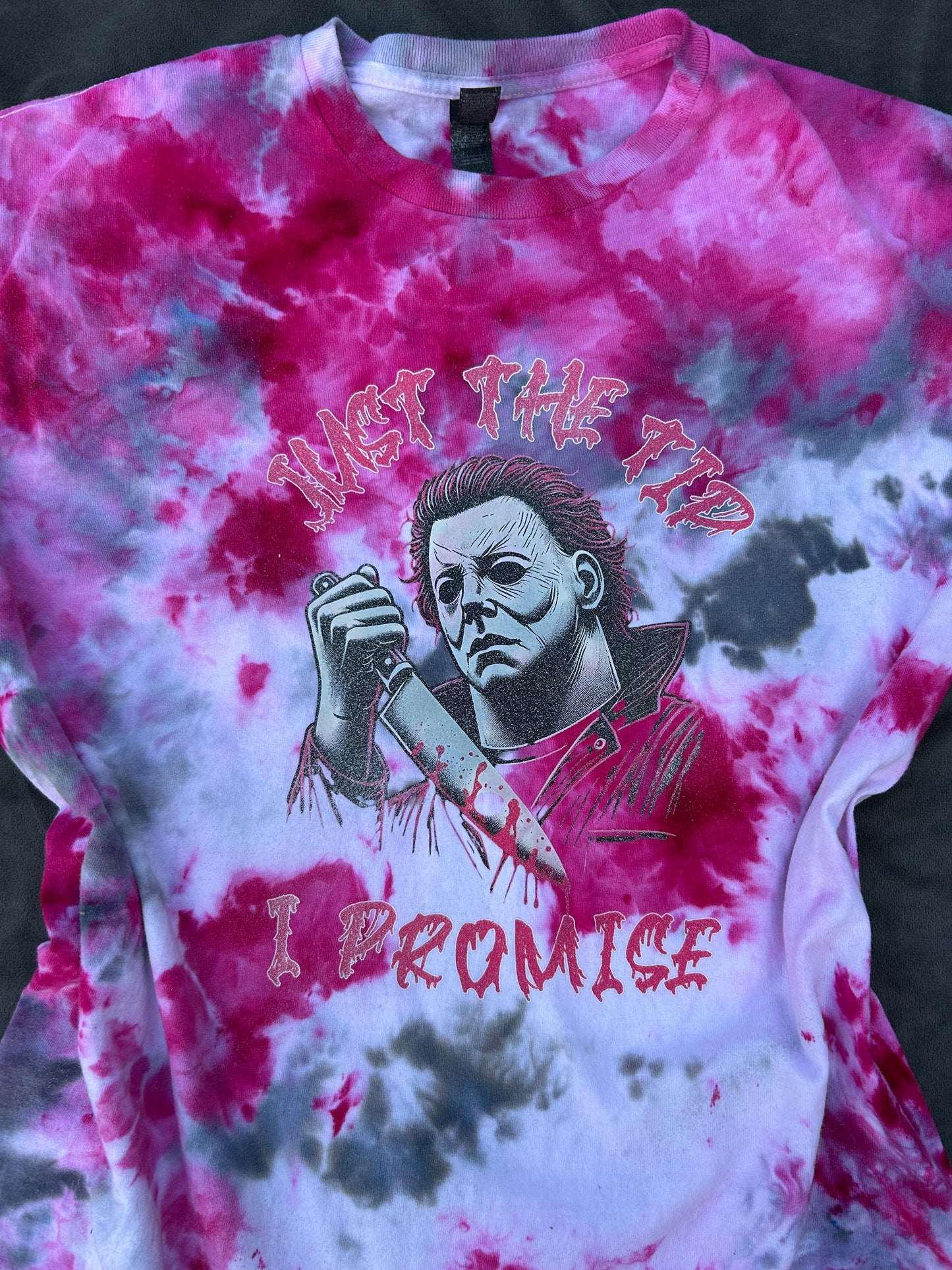 Michael Myers "Just the Tip" Horror Tee - Tie-Dye Edition T-Shirt / Crewneck Sweater