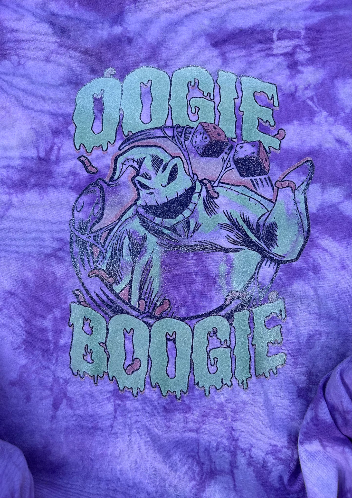 Its Time To Oogie Boogie Tie Die T-Shirt Or Crewneck Sweater