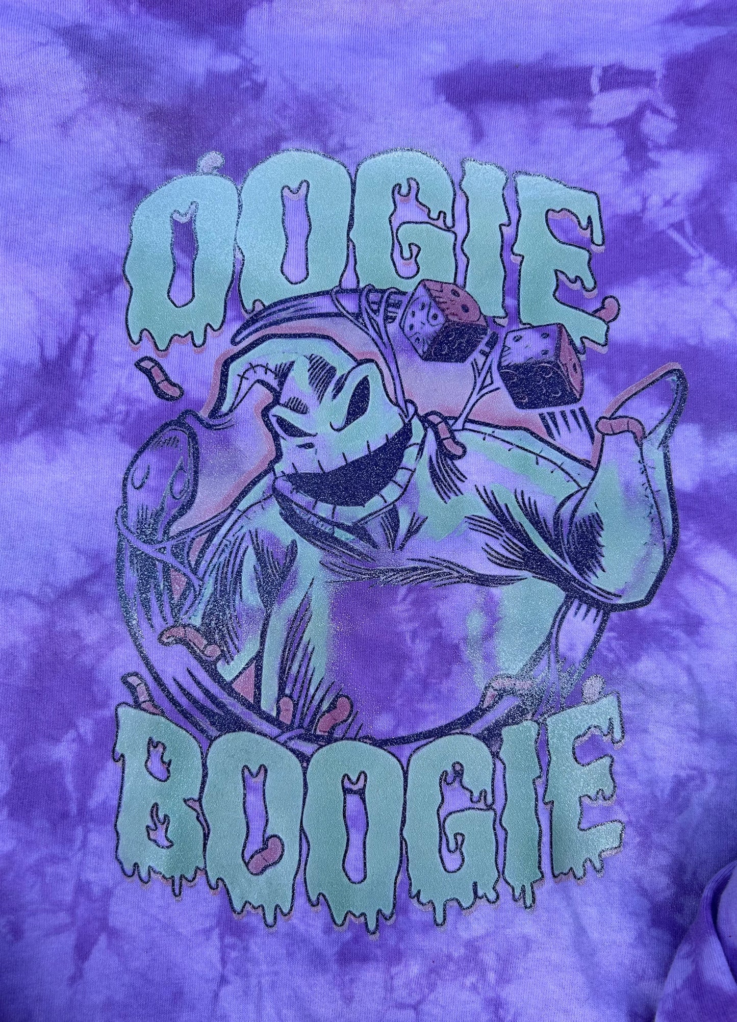 Its Time To Oogie Boogie Tie Die T-Shirt Or Crewneck Sweater
