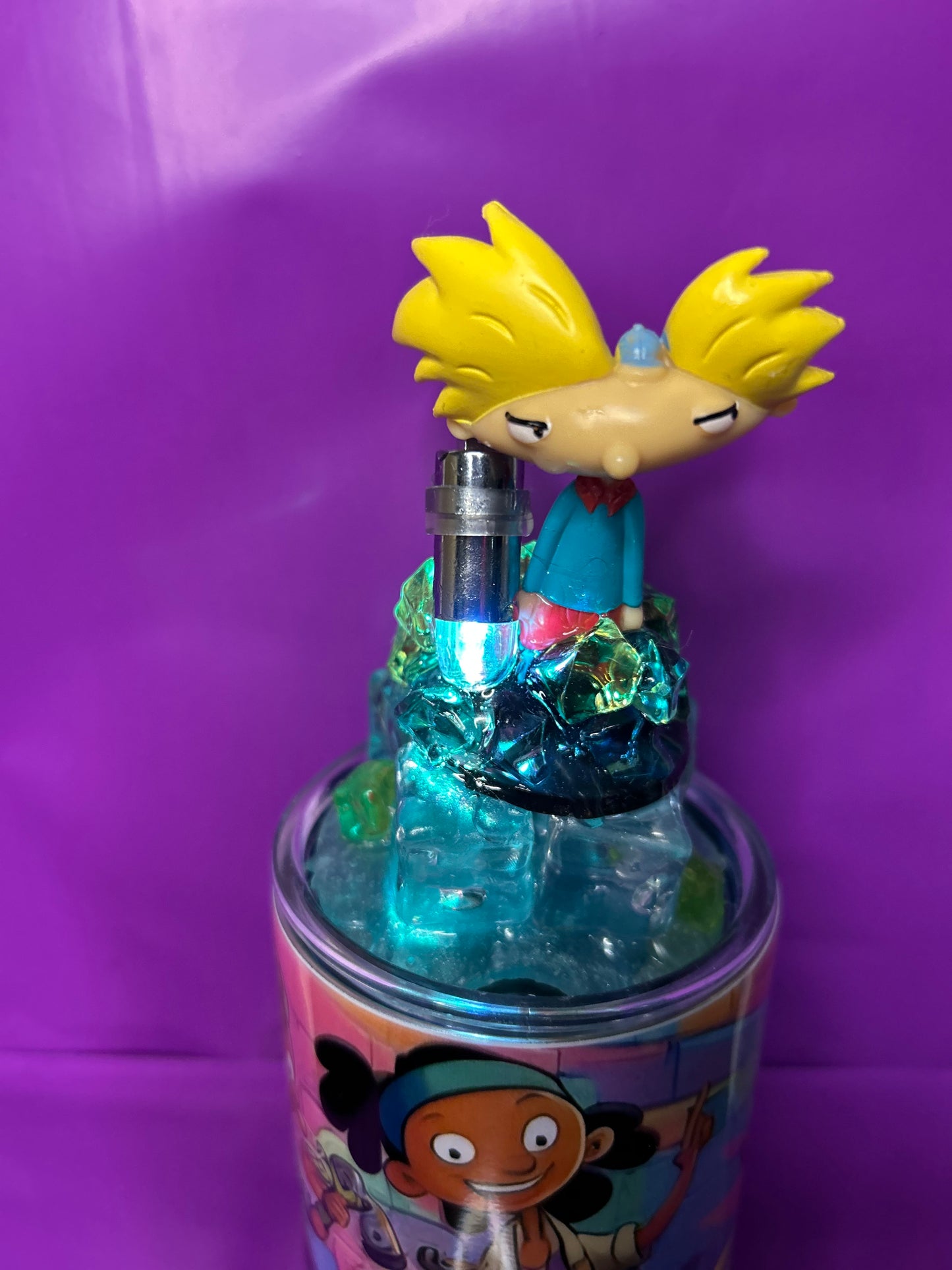Hey Arnold! 20oz Stainless Steel Tumbler With Matching Light Up Lid
