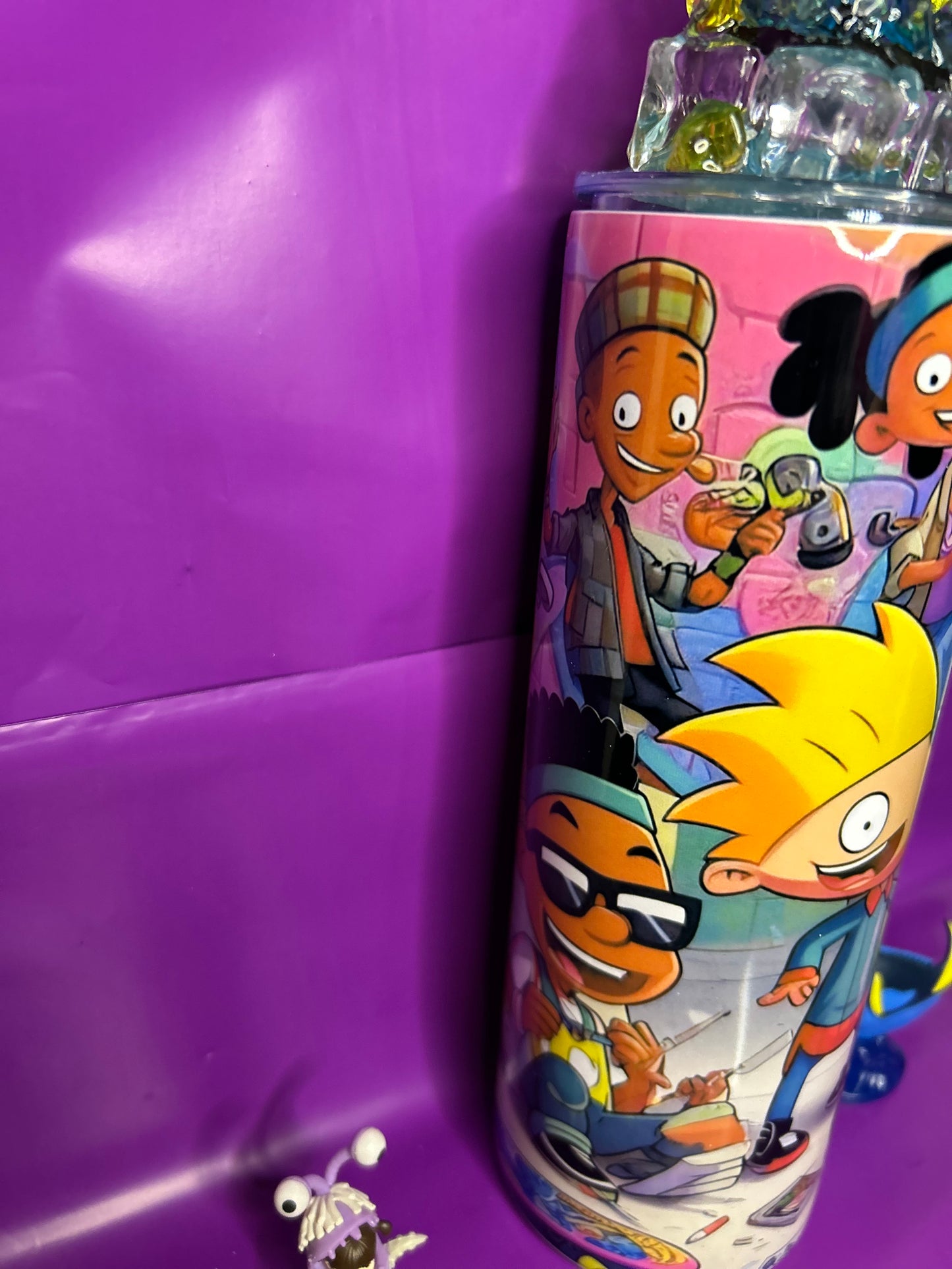 Hey Arnold! 20oz Stainless Steel Tumbler With Matching Light Up Lid