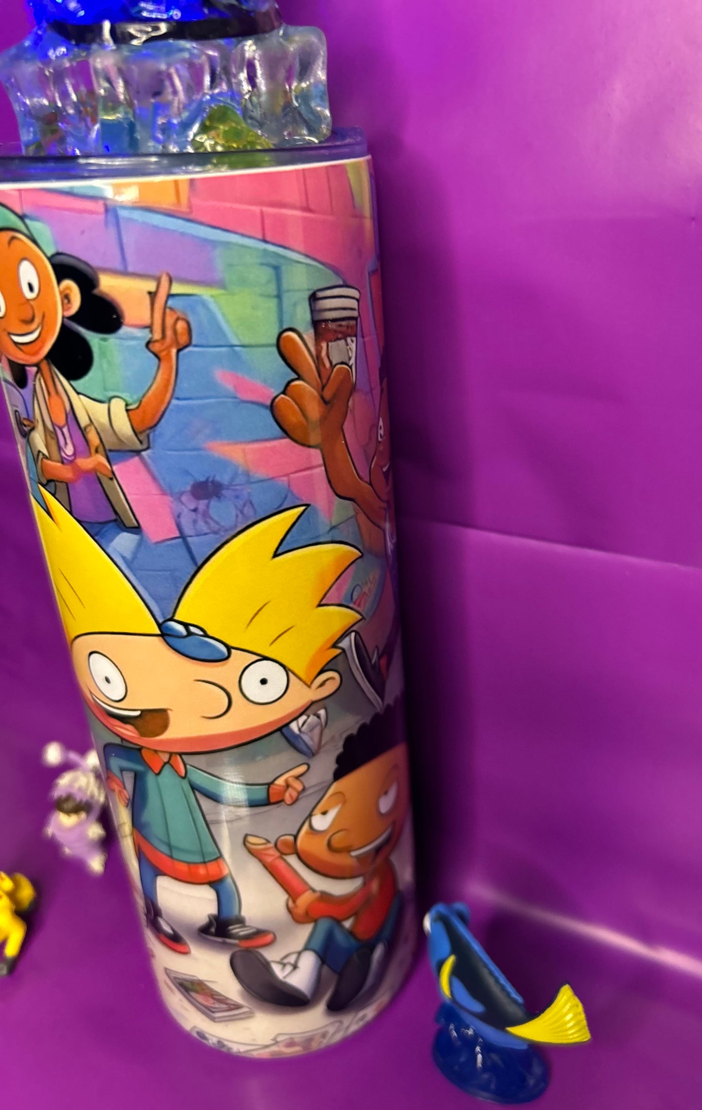Hey Arnold! 20oz Stainless Steel Tumbler With Matching Light Up Lid