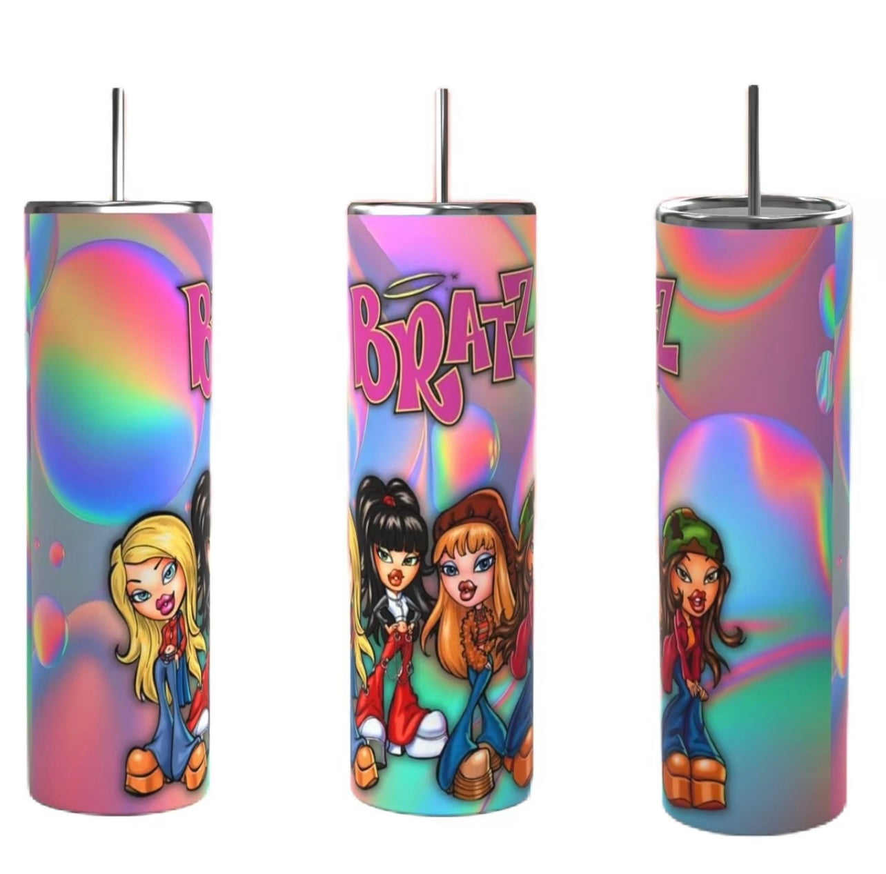 Bratz Dollz Pink And Blue 20oz Tumbler