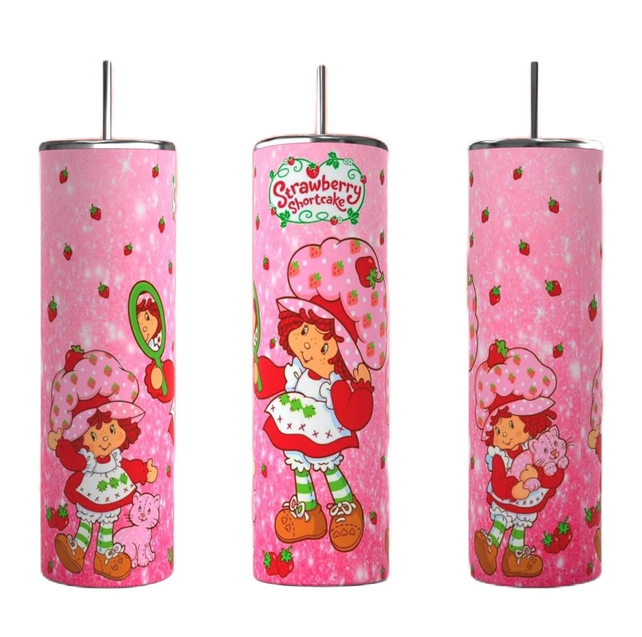 Strawberry Shortcake 20 oz Tumbler Option 1