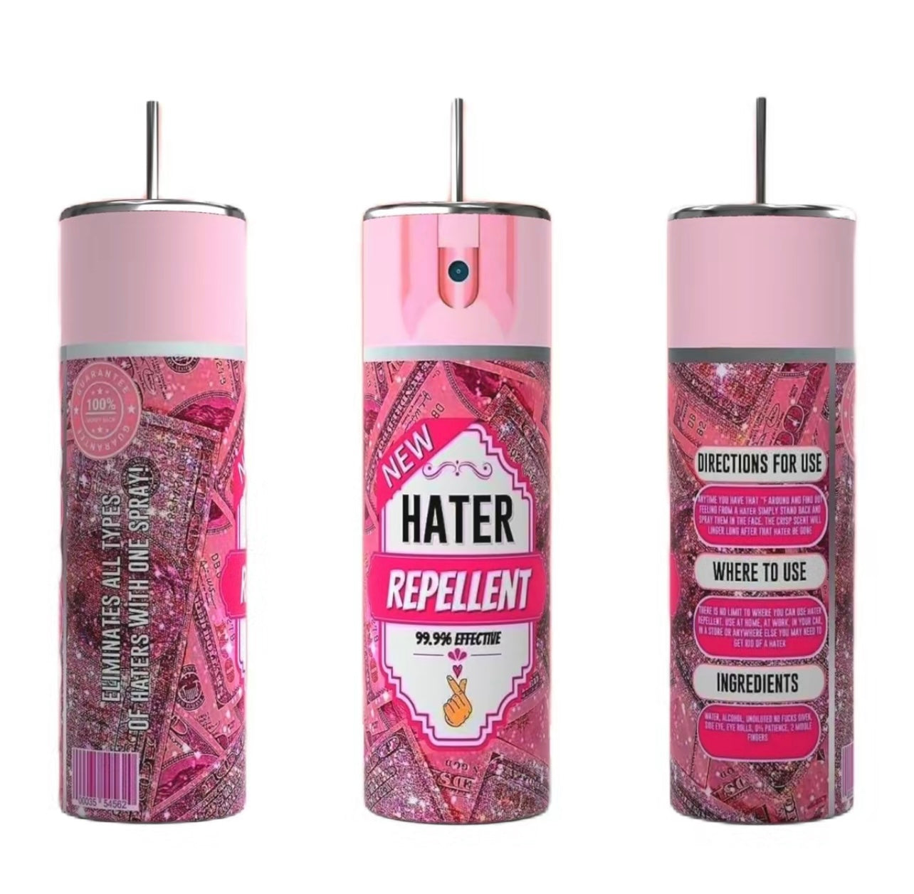 Hater Repellent Pink 20oz Tumbler