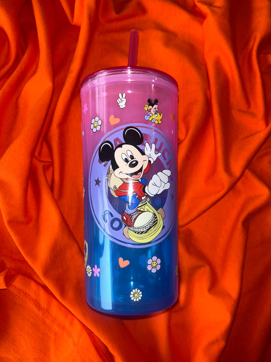 Mouse Man Pink & Blue 21oz Tumbler