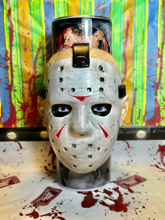Jason Tumbler With REMOVABLE 3D Head Tumbler Sleeve