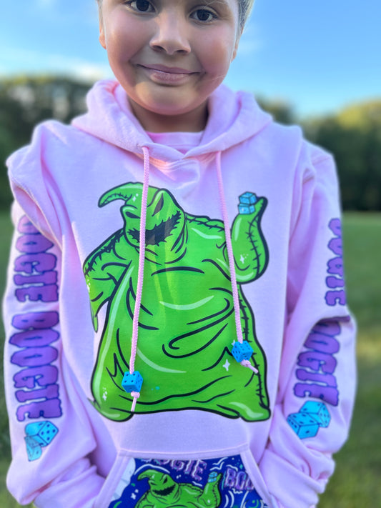 The Boogie Bash Light Pink Hoodie