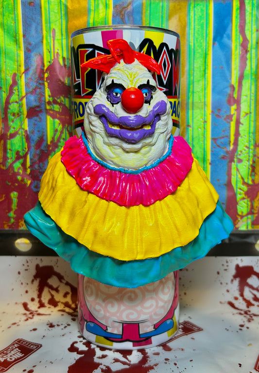 Killer Clowns Tumbler With REMOVABLE 3D Tumbler Sleeve Head