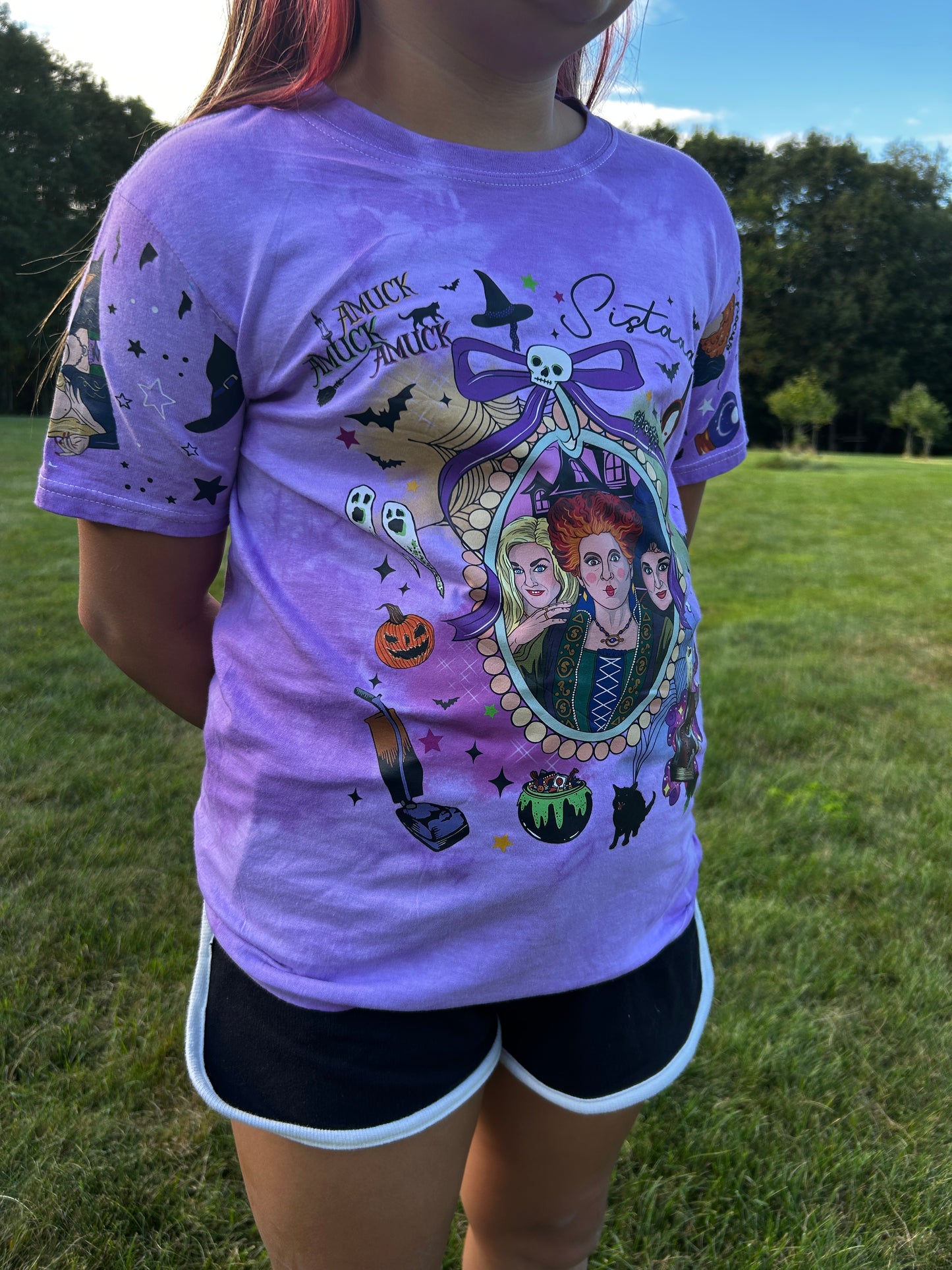 Hocus Pocus Purple Two Tone T-Shirt