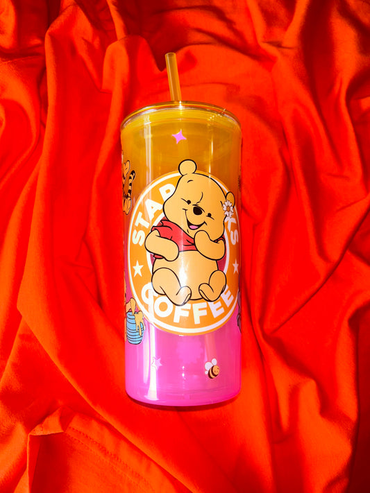 Pooh Pink & Yellow 21oz Tumbler