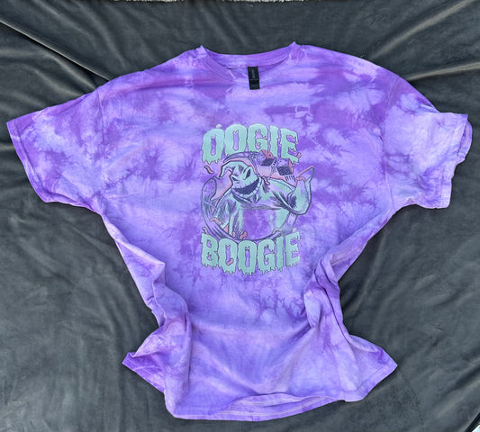 Its Time To Oogie Boogie Tie Die T-Shirt Or Crewneck Sweater