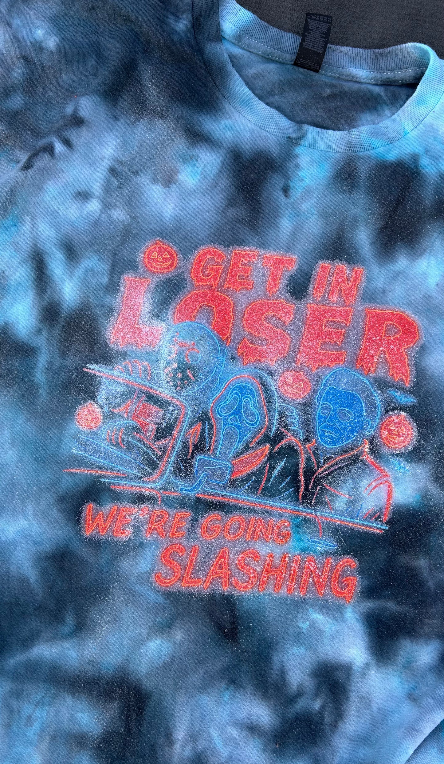 We’re Going Slashin Neon And Tie Dye T-Shirt Or Crewneck Sweater