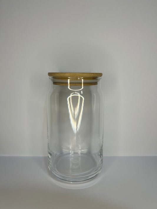 16oz Clear Glass Tumbler ( Build Your Own Tumbler )