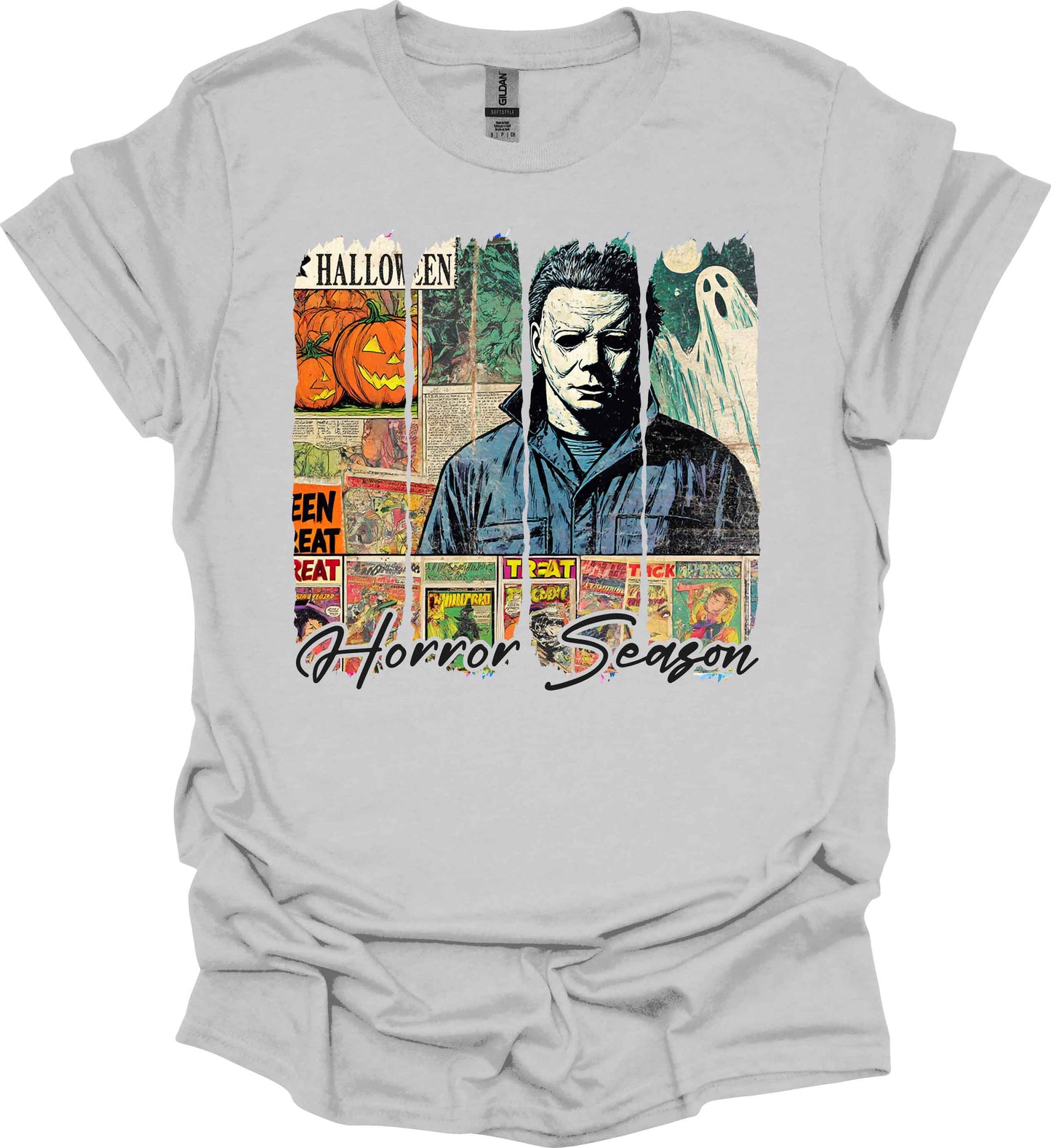 Michael Myers Horror Season T-Shirt Or Crewneck Multi-Color Options